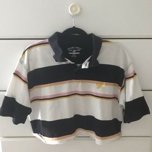 cropped vintage polo shirt